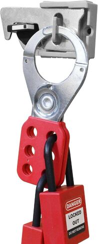 2 Pcs Red Lockout Hasp, Lock Out Tag Out Hasp with Extended Jaw - SH01 in Saudi Arabia