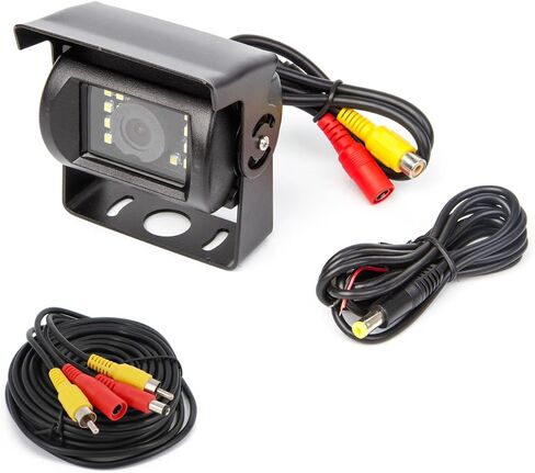 RCA Backup Camera Heavy Duty IR Night Vision Waterproof for Trucks Car Vehicle Trailer Truck Van Tow rv Replacement Universal Auto Rear View Backup Camera with Cable 33ft in Saudi Arabia