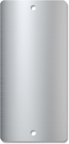 Accuform TWB645 Soft Aluminum Identification Tag, Eyelet Hole, 2" L x 4" W (Pack of 25) in Saudi Arabia