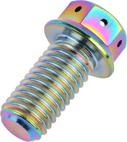 Titanium Flange Hex Head Bolt M8 15 20 25 30 35 40 45 50 55 60mm Screws Pack of 4 (M8x35mm, Silver) in Saudi Arabia