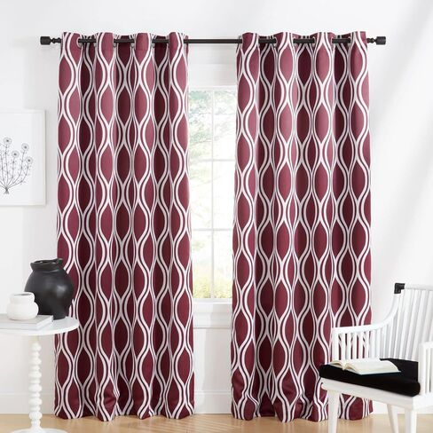 Exclusive Home Alfie Room Darkening Blackout Grommet Top Curtain Panel Pair, 52"x96", Black Pearl, Set of 2 in Saudi Arabia