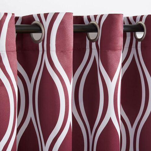 Exclusive Home Alfie Room Darkening Blackout Grommet Top Curtain Panel Pair, 52"x96", Black Pearl, Set of 2 in Saudi Arabia