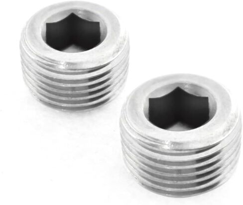 SDTC Tech 2-Pack تجهيزات توصيل الأنابيب 1/2 "NPT ذكر الموضوع 304 الفولاذ المقاوم للصدأ الداخلي عرافة المقبس محول الغاطسة in Saudi Arabia