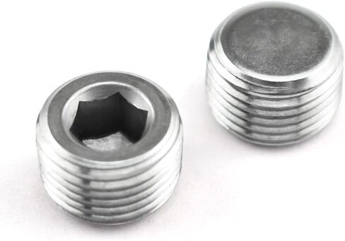 SDTC Tech 2-Pack تجهيزات توصيل الأنابيب 1/2 "NPT ذكر الموضوع 304 الفولاذ المقاوم للصدأ الداخلي عرافة المقبس محول الغاطسة in Saudi Arabia