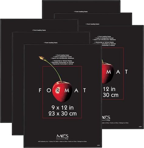 MCS Format Document Frame, Diploma and Certificate Frame, Black, 8.5 x 11, 6-Pack in Kuwait