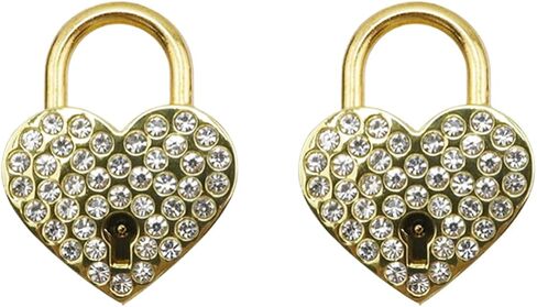 Dnyta 2pcs Small Heart Shaped Padlock Red Cute Padlock with Key Cute Padlock for Jewelry Box Handbag Storage Box or Diary Book in Saudi Arabia