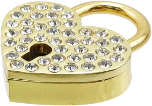 Dnyta 2pcs Small Heart Shaped Padlock Red Cute Padlock with Key Cute Padlock for Jewelry Box Handbag Storage Box or Diary Book in Saudi Arabia