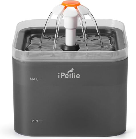 نافورة مياه للقطط من iPettie Neverland مع ضوء LED، سعة 67 أونصة/2.0 لتر، نافورة شرب فائقة الهدوء للقطط مع فلتر، نافورة مياه تلقائية للحيوانات الأليفة للقطط والكلاب الصغيرة، أزرق in Kuwait