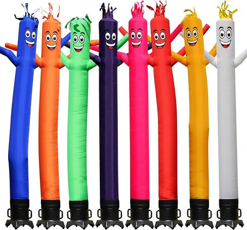Sky Dancers Inflatable Tube Man Set - 10 Feet Tall Wacky Inflatable Tube Guy with 1/2 HP Blower - Blue in Saudi Arabia