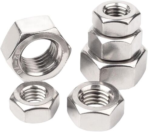 50-Pack Small 3mm M3-0.5 304 Stainless Steel Hex Nuts by IMScrews - Rust-Resistant Hardware for Home Repairs and Projects in Saudi Arabia