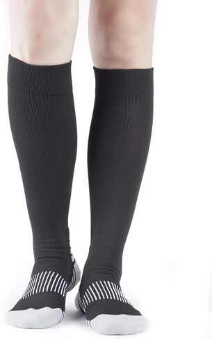 +MD Compression Socks for Women and Men,15-20mmHg knee High with Arch Support Socks for Travel, Nurse, Running, 3 Pack in Saudi Arabia