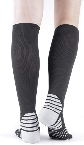 +MD Compression Socks for Women and Men,15-20mmHg knee High with Arch Support Socks for Travel, Nurse, Running, 3 Pack in Saudi Arabia