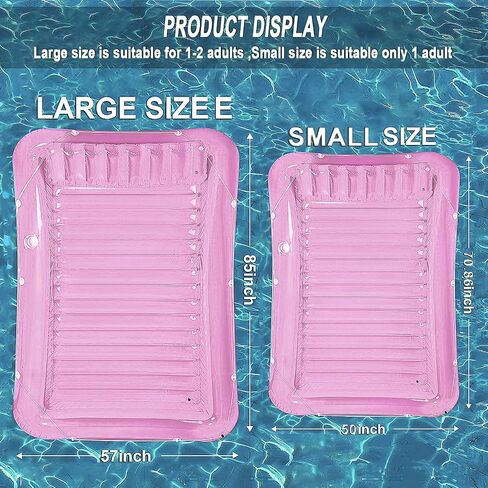 Inflatable Pool Floats Boat for Adults, Blow Up Tanning Pool Raft Tub with Inflatable Pillow for Family Outdoor, Garden, Backyard Summer Water Party (14+ Year Old) in Kuwait