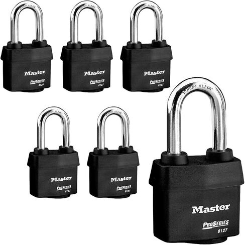 Master Lock - Four (4) High Security Pro Series Padlocks 6127NKALH-4 w/BumpStop Technology in Saudi Arabia