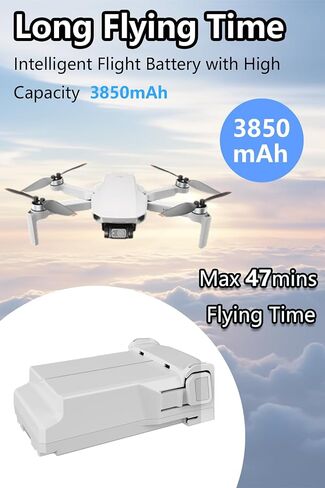 Artman Mini 3 Pro Battery Plus 3850mAh 2-Pack Battery & Mini 3 Pro Two-Way Charging Hub, Compatible with DJI Mini 3/Mini 3 Pro, 47 Mins Max for DJI Mini 3 Battery in Saudi Arabia