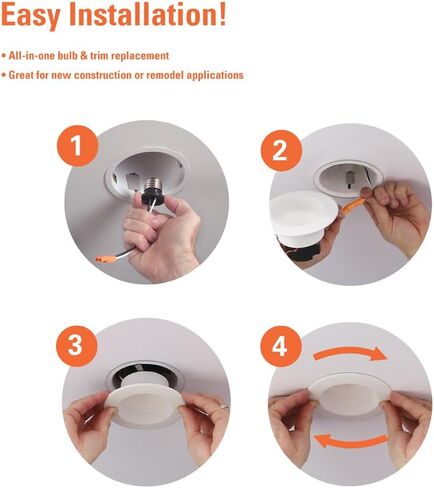 HALO LT 4-Inch Recessed LED Retrofit Trim in Saudi Arabia