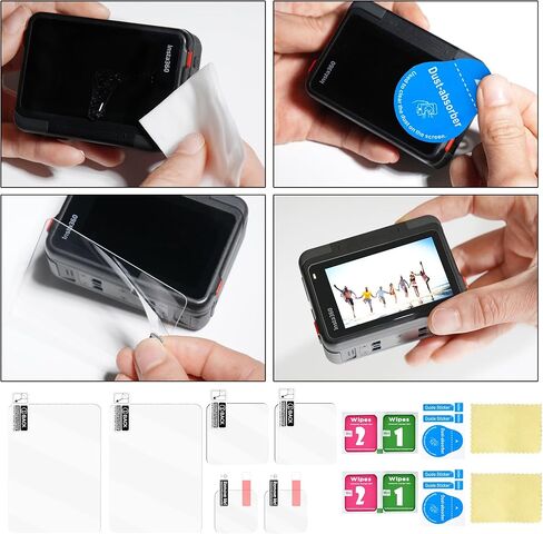 واقي شاشة CYNOVA لـ Insta360 Ace Pro، واقي شاشة فائق الوضوح من الزجاج المقسى لـ Insta360 Ace Pro، واقي عدسة Insta360 Ace Pro، فيلم شاشة LCD من الزجاج المقسى، صلابة 9H in Kuwait