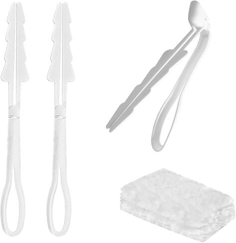 2PCS Extender Duster Mop Handle for Duster Refill, Replacement Foldable Dust Handle with 2 Count Duster Refills. (White) in Saudi Arabia
