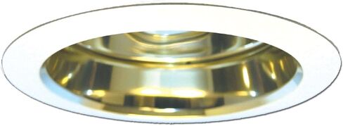 Halo Recessed 30RGAT 6-Inch Air-Tite Super Trim with Residential Gold Reflector, White in Kuwait