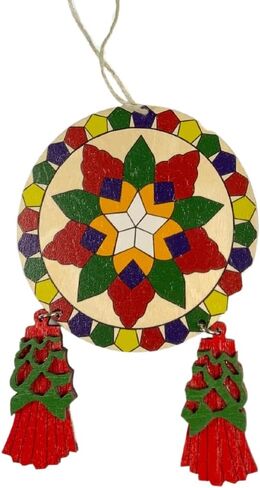 Philippine Christmas Tree Parol Ornaments (3-Pack) in Saudi Arabia