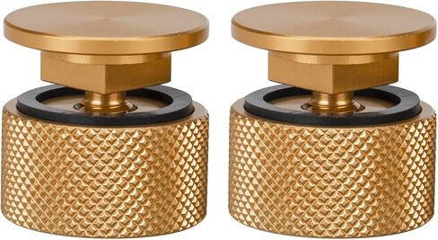 3mirrors Welding Hood (Pipeliner) Helmet Fasteners Gold Headgear Replacement Parts Accessories Screws Flip Hood Aluminum - Anodized w/Silicone Washer 1 Pair in Saudi Arabia