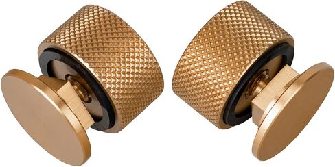 3mirrors Welding Hood (Pipeliner) Helmet Fasteners Gold Headgear Replacement Parts Accessories Screws Flip Hood Aluminum - Anodized w/Silicone Washer 1 Pair in Saudi Arabia