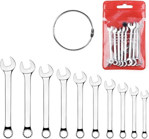 Mini Wrench Set Open End Wrench Combination Wrench Small Wrench Set, Metric and SAE (MET) in Saudi Arabia