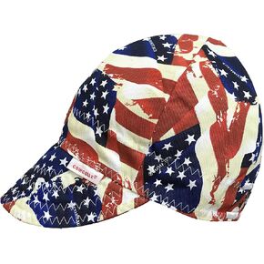 Comeaux Caps Reversible Welding Cap Stars & Stripes Size