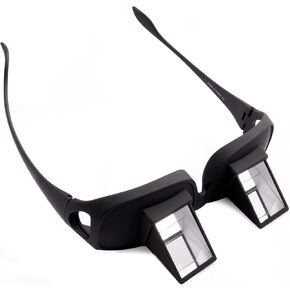 OKH Lazy Glasses - Horizontal Reading Glasses - Spectacles Lazy Bed Prism Reading Glasses Lazy Readers Glasses Weird Gifts for Lying Down Reading and Watching TV