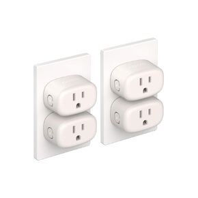 Smart Plug Work with Alexa and Google Home Nooie,Smart Alexa Plug Mini Bluetooth Smart Life&Tuya, Smart Outlet Plug Voice Control, WiFi Plug, Enchufe Inteligente Schedule Timer, 2.4Ghz Only, 4-Pack