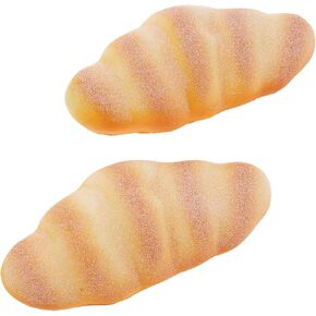 Coconut Loaf Display Lifelike Artificial Food Fake Vivid French Bread Decoration Realistic Simulation Pastry Garden Office Model 2pcs