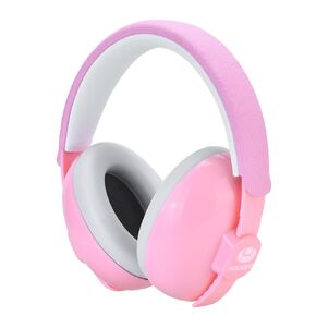 Hocazor HZ002 Baby Ear Protection, Noise Cancelling Headphones for Babies and Toddler 3 Months up to 24 Months, Baby Earmuffs for Fireworks, Sleeping, Concerts, Plane - Pink
