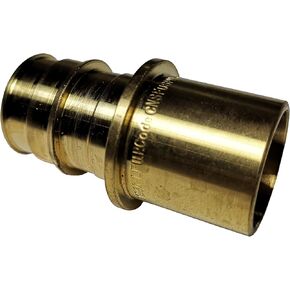 10 Pieces XFITTING 1/2'' Pex A x 1/2'' Male Sweat Adpater, F1960 Expansion Male Sweat