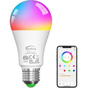 Smart Light Bulbs, 15W Color Changing Light Bulbs Compatible with Alexa Only, A19 Alexa Light Bulbs, Daylight (5700K) E26/E27 Bluetooth LED Lights for Bedroom, Living Room 1Pack