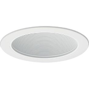 Juno V3024 WWH LED Conical Baffle Trim Round White VuLite, 6 Inch