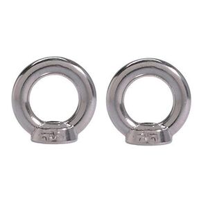 US STAINLESS 2 Pieces Stainless Steel 316 12mm Lifting Eye Nut M12 Heavy Duty Marine Grade