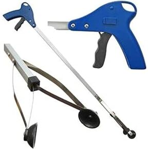 ArcMate ReachMate Reacher with Positional LOK, Reacher Grabber with Suction Cup Tip Fingers, 5 lb. Pickup Capacity, Indoor or Outdoor, 4.25" Wide Jaws, 32" (15219)
