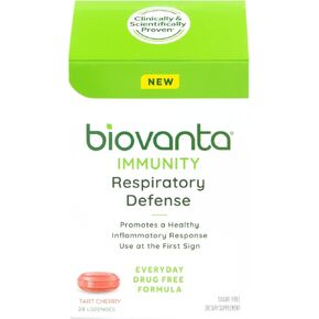 Biovanta Immunity Respiratory Defense Lemon Lozenge