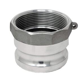 Gloxco Aluminum Type A Cam and Groove Fitting, 3/4" Male Camlock x 3/4" Female NPT (CAM-07-A-AL)