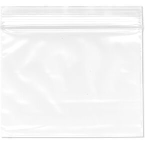 Plymor 4" x 3" (Pack of 200), 2 Mil Zipper Reclosable Plastic Bags