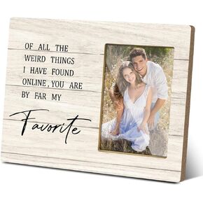 Wedding Engagement Gift for Couple Picture Frame, Wedding Gifts for Women Wife Newly Engaged Couple Bride-to-Be, He Asked She Said Yes Photo Frame for Home Wall Tabletop Decor Fit 4x6 Photo -10