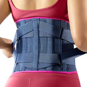 Tintol Premium Back Brace for Lower Back Pain Relief with Removable Pad, Adjustable Lumbar Support with Rigid Stays for Sciatica, Scoliosis, Herniated Discs, Lightweight for Women Men Lifting Work -L