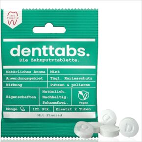 tablets for teeth cleaning 125 pc.