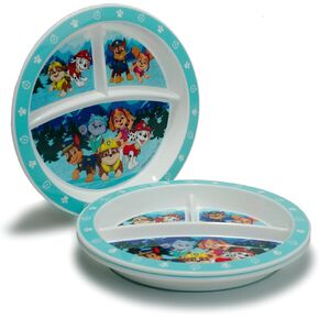 Playtex Baby Paw Patrol, Separated Toddler Feeding Plate - Pack of 3, Pink