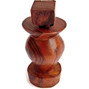 Pepper Mill Wood, Pepper Crusher. Jar Figure Ironwood Handmade for Crush Chiltepin Chili Tepin, Spices or Peppers. Kitchen and Utensil Decor