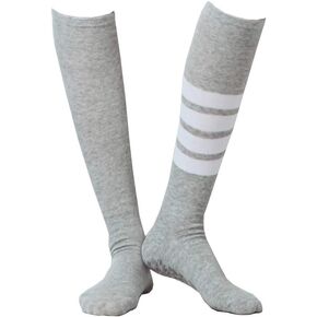SELTY Non Slip Knee Socks for Women - Pilates, Yoga, Barre Socks with Grips