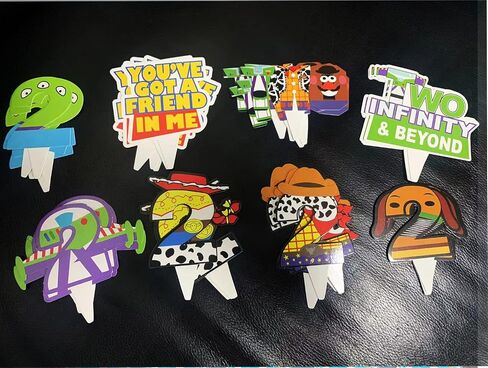 40 قطعة من القبعات العالية للكب كيك قصة مستوحاة من لعبة عيد الميلاد الرابع للأولاد والبنات من لوازم حفلات أعياد الميلاد ذات قصة مستوحاة من قصص عيد الميلاد in Kuwait