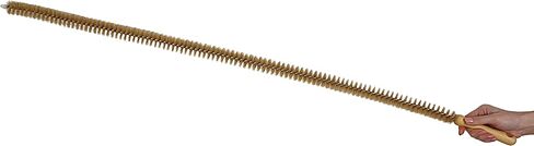 45 بوصة (115 سم) شعيرات طبيعية مرنة متوسطة الصلابة وملف وفرشاة تنفيس بمقبض خشبي in Kuwait