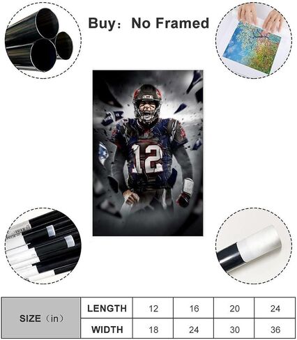 Sports Poster Ceedee Lamb Canvas Poster Wall Art Decor Print Picture Paintings for Living Room Bedroom Decoration 12x18inch(30x45cm) Unframe: in Saudi Arabia