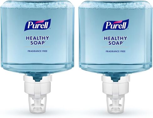 رغوة صابون صحية من العلامة التجارية Purell، رائحة منعشة، عبوة 1200 مل لموزع الصابون الأوتوماتيكي PURELL ES6 (عبوة من قطعتين) - 6477-02 - تم تصنيعها بواسطة GOJO, Inc. in Kuwait